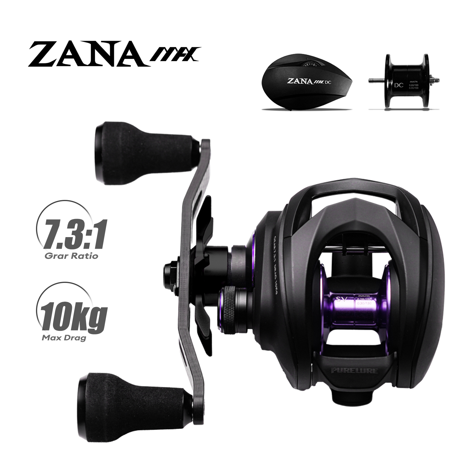 Daiwa Reel Bg - PURELURE ZANA MAX 10KG SV+DC Dual-Modus