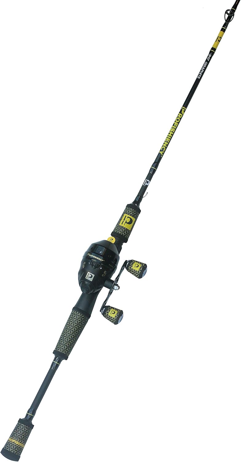 Spincast Reel - 5,5-Fuß Spincast Angelrute und Rollen-Kombination