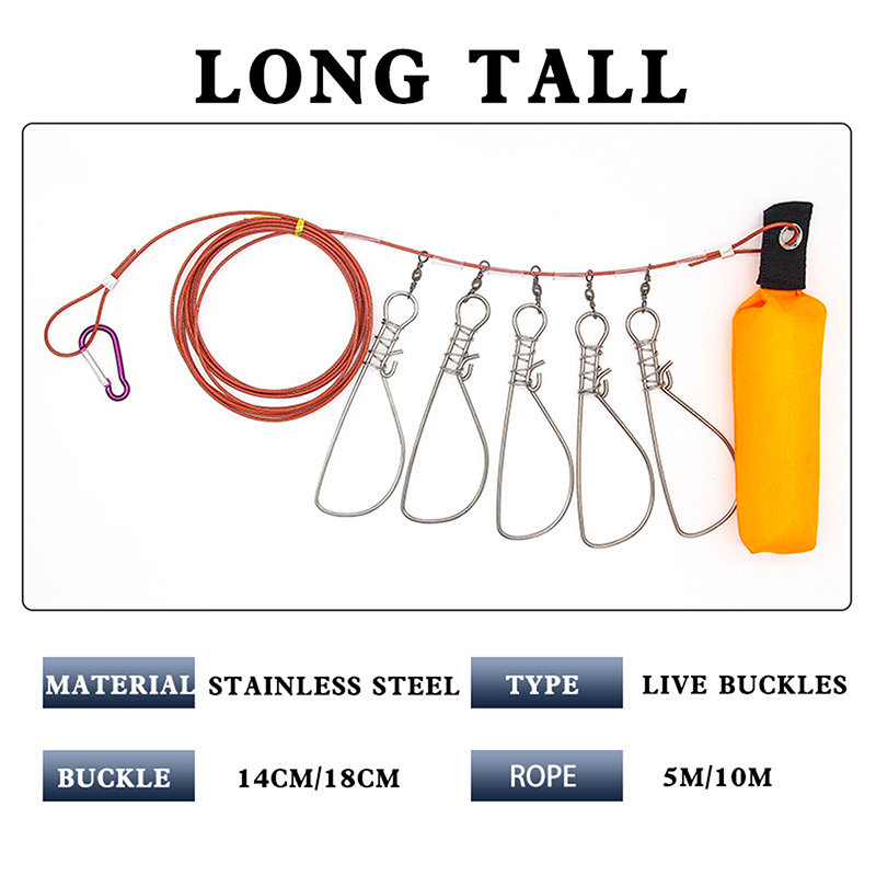 Conventional Reel - Neuer 5-Snap Float Fish Stringer Controller