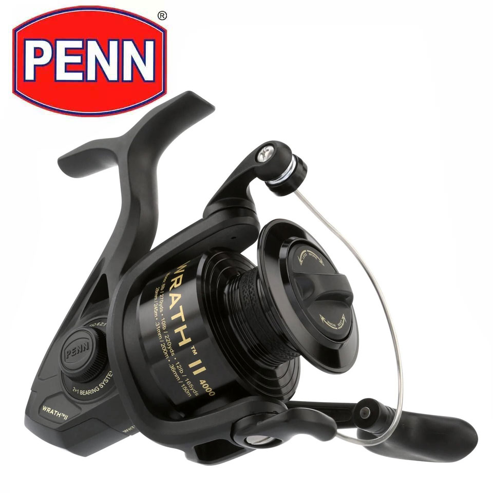 Daiwa Reel Bg - PENN WRATH II Spinnrolle 2500-8000 Leichter,