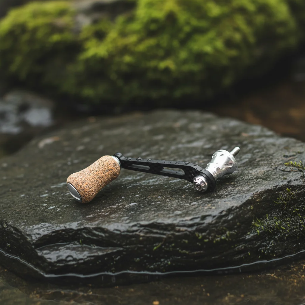 Reel Handle - 70 mm Carbon für Spinning –