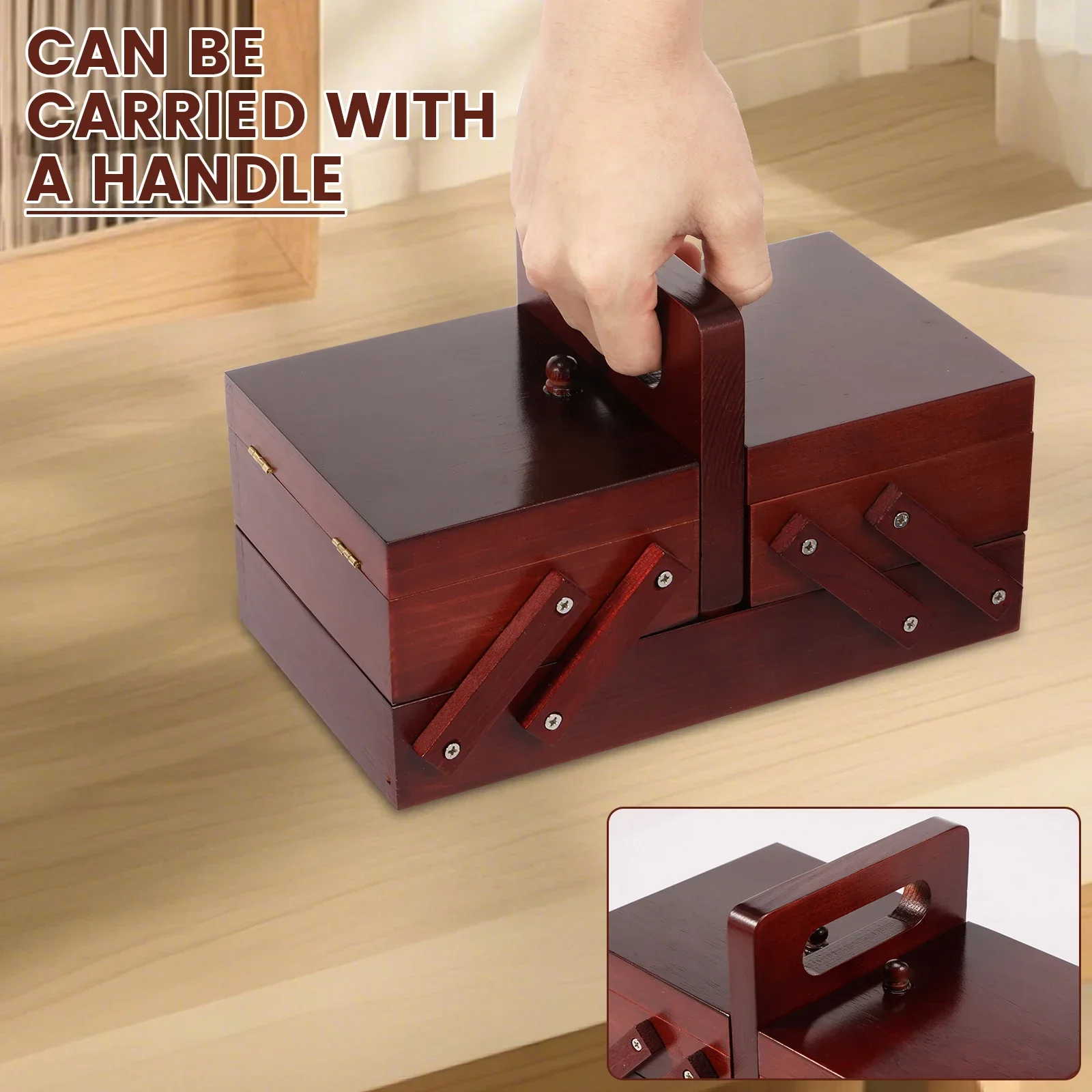 Erweiterbare Nähgarnbox aus Ho – Reel Handle Bewertung und Preis