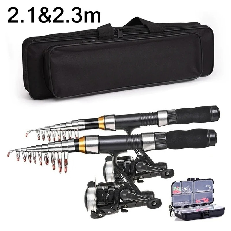 BRAVMAK 2,1/ 2,3 mTeleskop Ang – Spincast Reel Bewertung und Preis